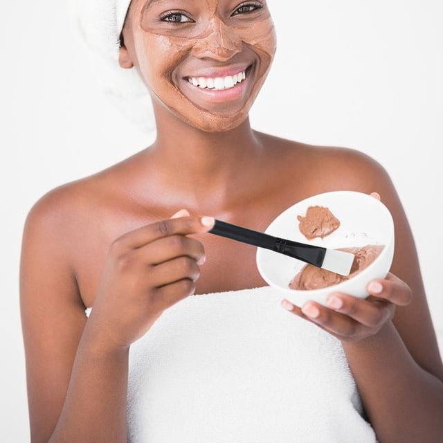 BESTYASH 5Ud Brochas De Belleza Facial Negras Para Mascarilla Y Cuidado De Con Suaves