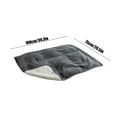 thumbnail image 3 of Ckraxd Large Lambswool Pet Blanket | Watertight Dog Mat | Soft Flannel Kennel Cover | Waterproof Puppy Bedspread | 40x30in for Cats & Dogs, 3 of 6