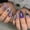 Y22, variant on 24pcs Romantic Y2k Star Press On Nails Gradient Blue French Style Gold Moon Designs Fake Nail Sweet Almond False Nails For Women