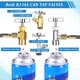 thumbnail image 2 of Kit de Acoplador Rápido de Adaptador AC R134A, Válvula de Grifo de Tanque R134a R134a A R22/410a para de Refrigeración de Aire Acondicionado, 2 of 5