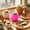 pink, variant on Mini Plastic Storage Vessels, Small Round Desktop Containers For Cactus Herb Bonsai, Indoor Windowsill Decor Nursery Holders.Pink,2.76In