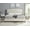 Tan, variant on Roundhill Furniture Astral 3-Piece Upholstered Bedroom Set, Tufted Wingback Bed with Two Gray Nightstands, Queen