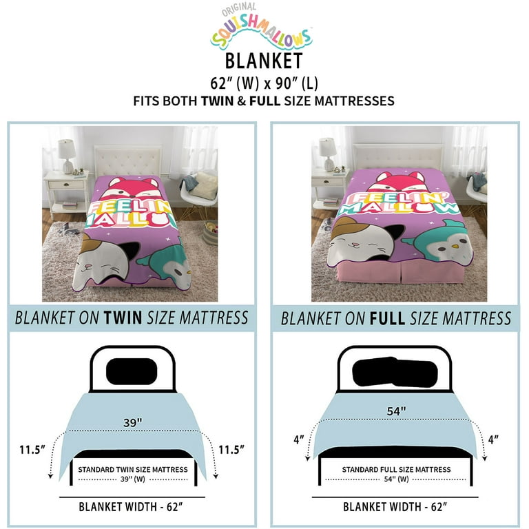 62 x 90 blanket size hot sale