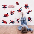 thumbnail image 4 of Pegatinas de pared 3D de Spiderman para niños, pegatinas de pared creativas para la habitación de los niños, sala de estar, guardería, fondo, decoración de pared, pegatinas de vidrio extraíbles, 4 of 4