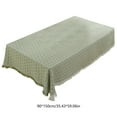 thumbnail image 5 of Rectangle Tablecloth under $5! kkbbma Linen Table Cloth Rectangle Tablecloth Waterproof Spillproof Textured Table Cloth, Decorative Rustic Farmhouse Style for Dining/Party/Buffet/Wedding, 5 of 9