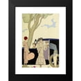 thumbnail image 2 of George Barbier 11x14 Black Modern Framed Museum Art Print Titled - Falbalas and Fanfreluches, Ensie (1925), 2 of 5