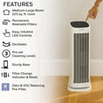 thumbnail image 6 of Honeywell Air Purifier, HFD300, 1095 sq ft, ifD Particle Washable Filter, Allergen, Smoke, Pollen, Dust Reducer, 6 of 11