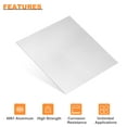 thumbnail image 4 of Uxcell 4Pack 100mm x 100mm x 0.4mm Rectangle 6061 Aluminum Sheet Flat Metal Plate Stock, 4 of 5