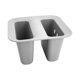 thumbnail image 3 of Cesta grande de plástico para filtro de fregadero | Cesta de doble drenaje para almacenar frutas y verduras | Colador de cocina ecológico de grado alimenticio | Juego de 1 pieza (12 x 10,5 x 9,5 cm), 3 of 6