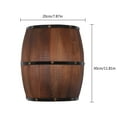 thumbnail image 6 of Wood Wine Barrel Wall Lamp Wall Light Fixture Sconce Lighting Home Decoration, 6 of 12