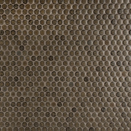 Merola Tile Fkompr72 Hudson Penny Round - Brown