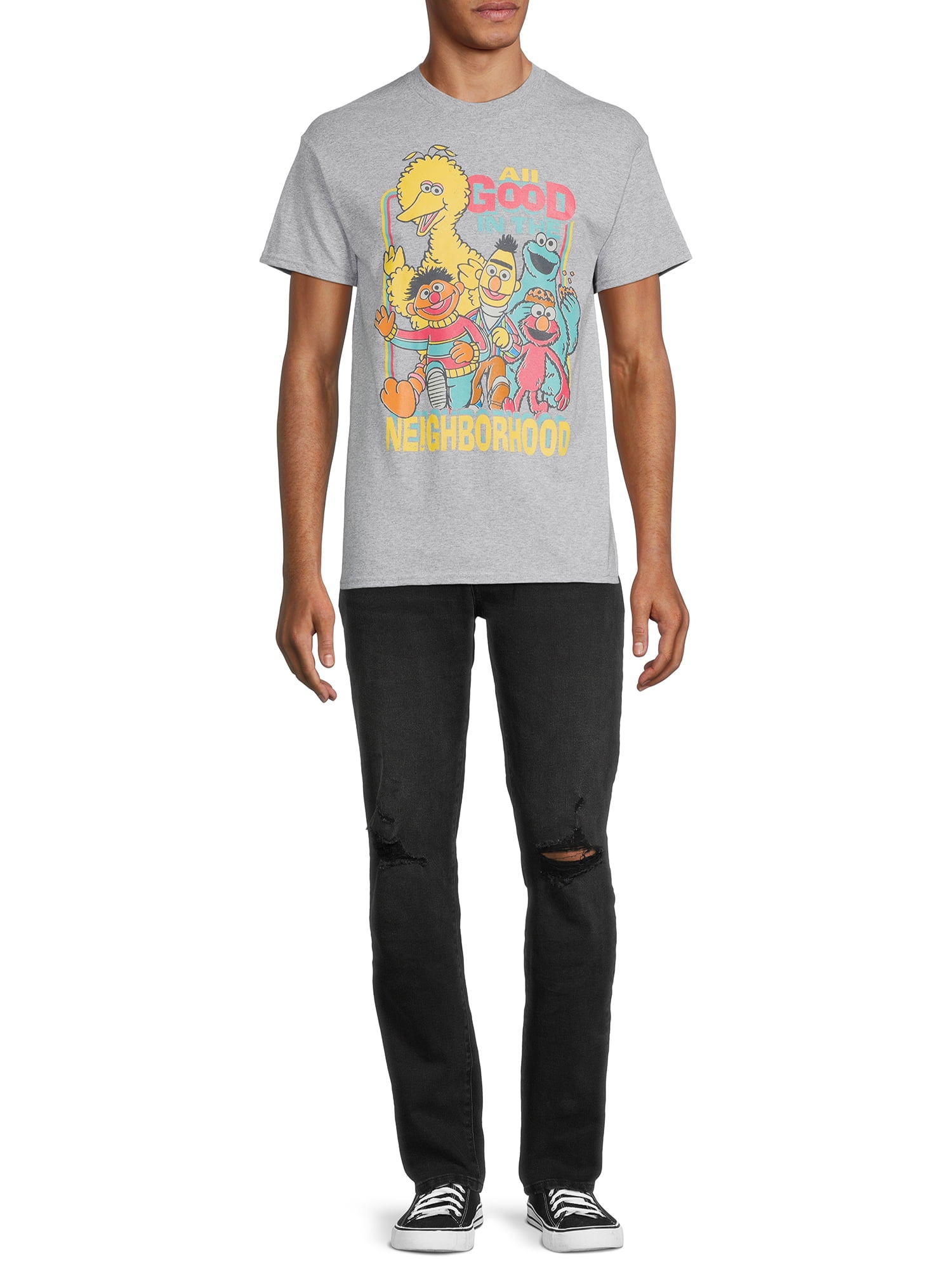 Sesame Street Men's Graphic Print Tee - Walmart.com