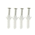 thumbnail image 3 of Bgsha Mirror Holder Clips Kit Mirror Clips for Frameless Mirror Spring Loaded Mirror Hanger Clips Mirror Mounting Clips Mirror Wall Clips with Hollow Wall Anchors and Screws Tools, 3 of 9