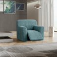 thumbnail image 3 of CHOK 2024 Housse pour Causeuse Inclinable - Gris Pâle Uni - Housse pour Fauteuil Inclinable 2 Places, 3 of 8