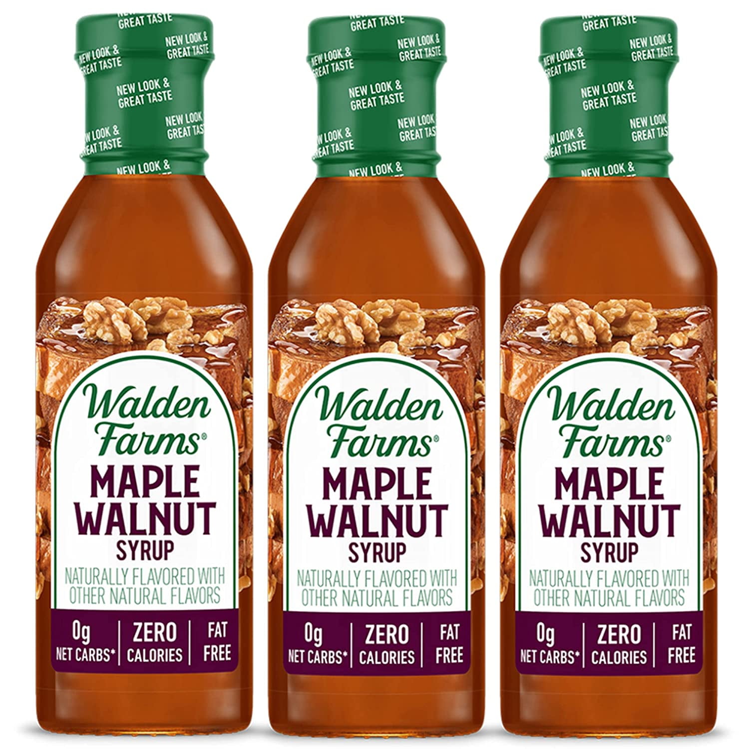 Walden Farms Calorie Free Syrups Flavors Maple Walnut Syrup, Size 3