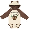 thumbnail image 3 of Inktastic My Godmother Loves Me Cute Sloth and Baby Boys or Girls Long Sleeve Baby Bodysuit, 3 of 5