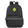 thumbnail image 2 of 19 Inch Two Tone Color Mesh Side Pocket Backpack for Camping, Commuting and Travel in Black & Yellow, 2 of 6