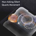 thumbnail image 2 of kurtrusly ABS Silent Movement Wall Clock With Creative For Home Decor Suitable For As Wall Clock In Various 8 10 inches, 2 of 6