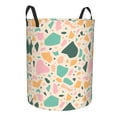 thumbnail image 2 of XMXT Collapsible Laundry Basket, Modern Colorful Terrazzo Prints Waterproof Laundry Hamper, 40L Multicolor, 2 of 8