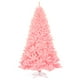 thumbnail image 1 of Árbol de Navidad Goplus artificial rosa sin iluminación de 2,3 m con soporte, 1 of 7