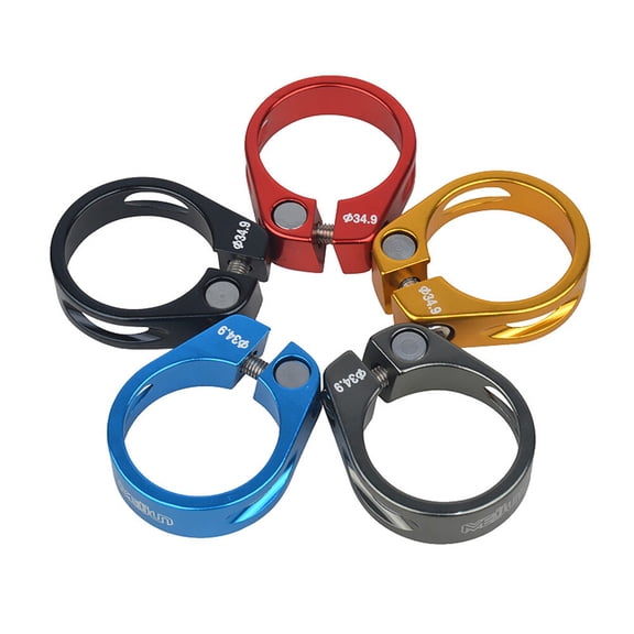 Worgeous 31.8mm Aluminum Alloy Bike Seat Post Clamp Cycling Seat Tube Screw Clamps Road Mountain Bike Seatpost Clamping