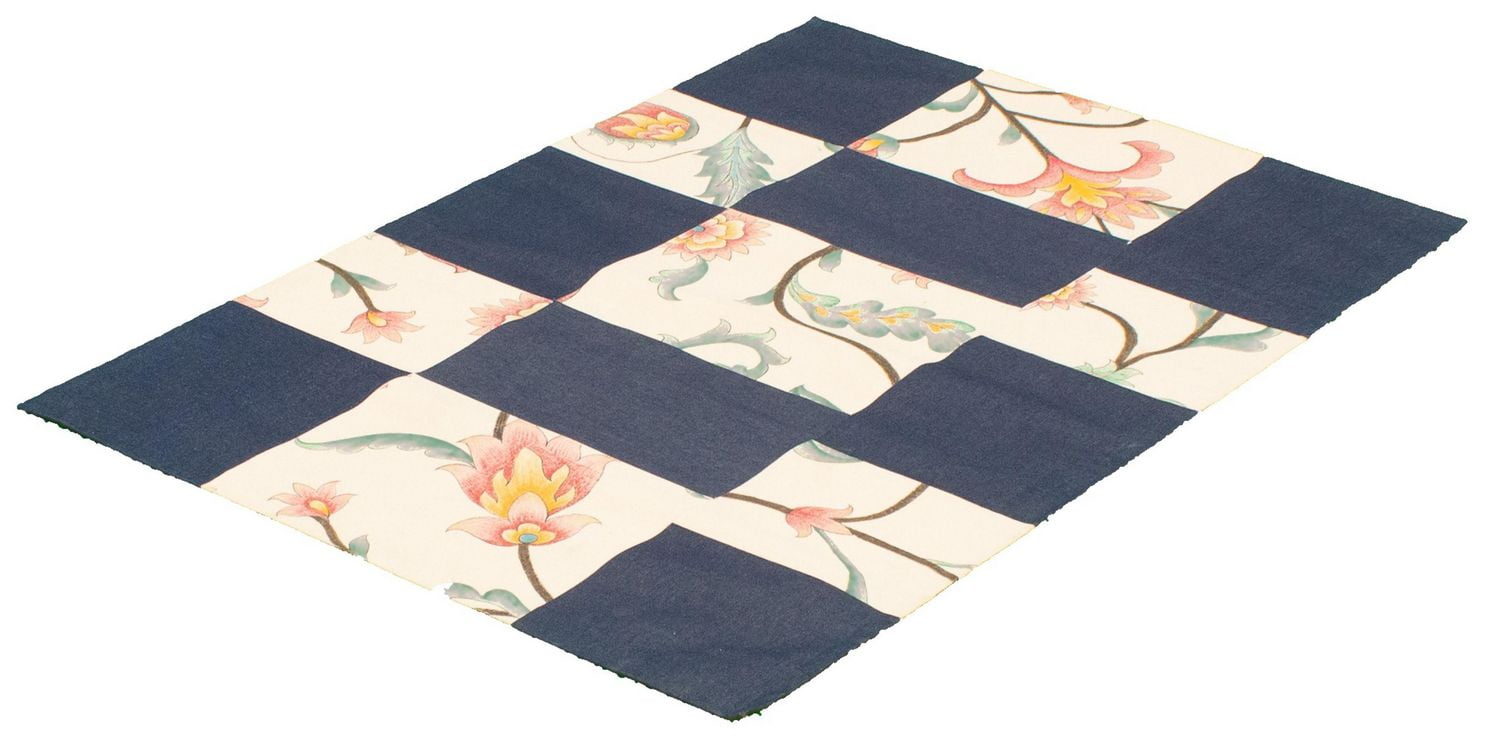 ECARPETGALLERY 3'8" x 5'7" Transitional Collage Handmade Area Rug for Living Room