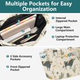 thumbnail image 3 of FORMRS Tote Bag for Women Quilted Large Capacity Travel Work Carry On Shoulder Handbag, Cowboy Pattern, 3 of 7
