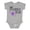 AC-Heather Grey, variant on Little Snuggle Bug Purple Beetle Boys or Girls Baby Bodysuit