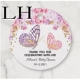 thumbnail image 3 of Etiqueta de ropa personalizada, etiqueta de columpio, boda personalizada, comunión, bautismo, blanco, etiqueta de papel kraft, tarjeta de agradecimiento, 3 of 4