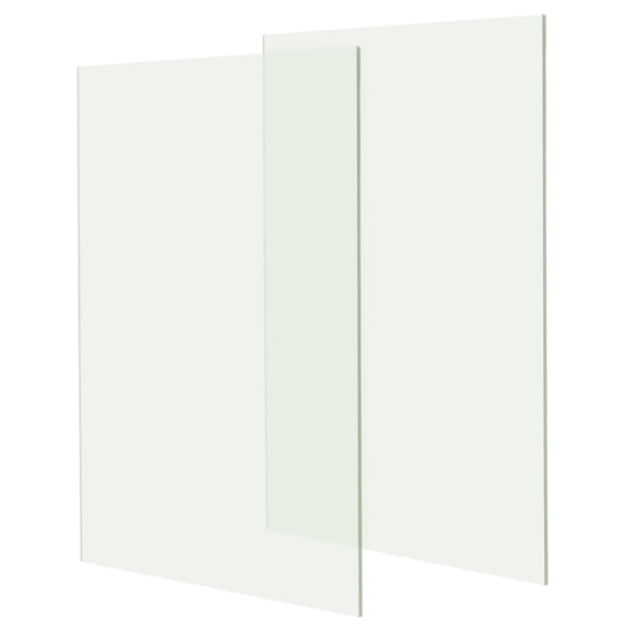 2 Pcs Transparent Acrylic Sheets 1/8" Thick Plastic Sheets 8x12 Inch, Transparent