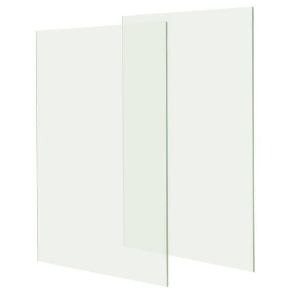 2 Pcs Transparent Acrylic Sheets 1/8" Thick Plastic Sheets 8x12 Inch, Transparent