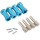 thumbnail image 1 of 4 piezas de aluminio Rc coche 12 mm hexagonal rueda cubo adaptador, azul 25 mm Afortunado Sencillez, 1 of 5