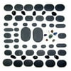 Sivan Health and Fitness 60-Piece Basalt Lava Hot Stone Massage Kit For Hot Stone Therapy