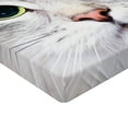 thumbnail image 2 of Ambesonne Animal Fitted Sheet, Domestic Kitty Portrait, King Size, Multicolor, 2 of 3