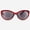 Burgundy, variant on Sunglasses with Readers for Women - Reader Sunglasses - Cat Eye Reading Sun Glasses with Built In Full Readers - Florence by VITENZI in Black 2.25