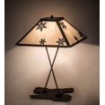 thumbnail image 3 of Meyda Tiffany 188530 Snowflake 28" Tall Buffet Table Lamp - MultiColor, 3 of 3