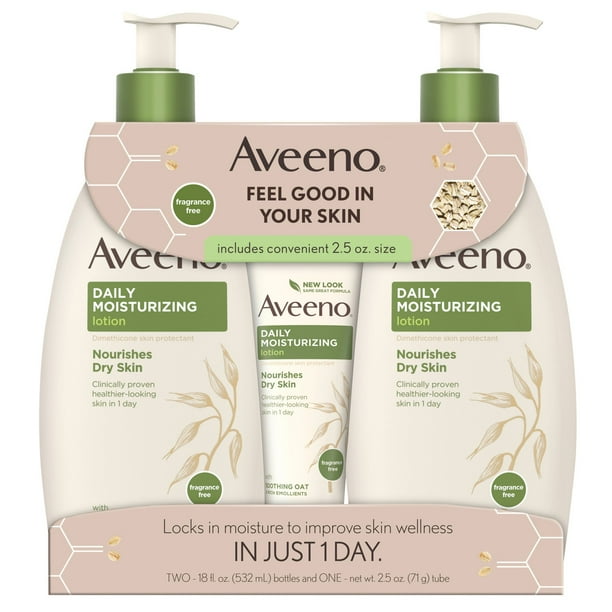 Product of Aveeno Daily Moisturizing Lotion For Dry Skin 2 Pk. 18 fl