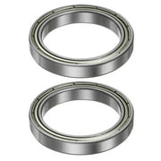 Uxcell 6807ZZ Ball Bearings 35mmx47mmx7mm Chrome Steel Double Shielded 2 Pack