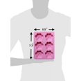 thumbnail image 4 of Set of Two Dog Paw Print Silicone Mold for Homemade Dog Treats Paw for Baking Chocolate Candy, Oven Microwave Freezer Safe (Pink Dog Paw Print (2 Pack)), 4 of 4