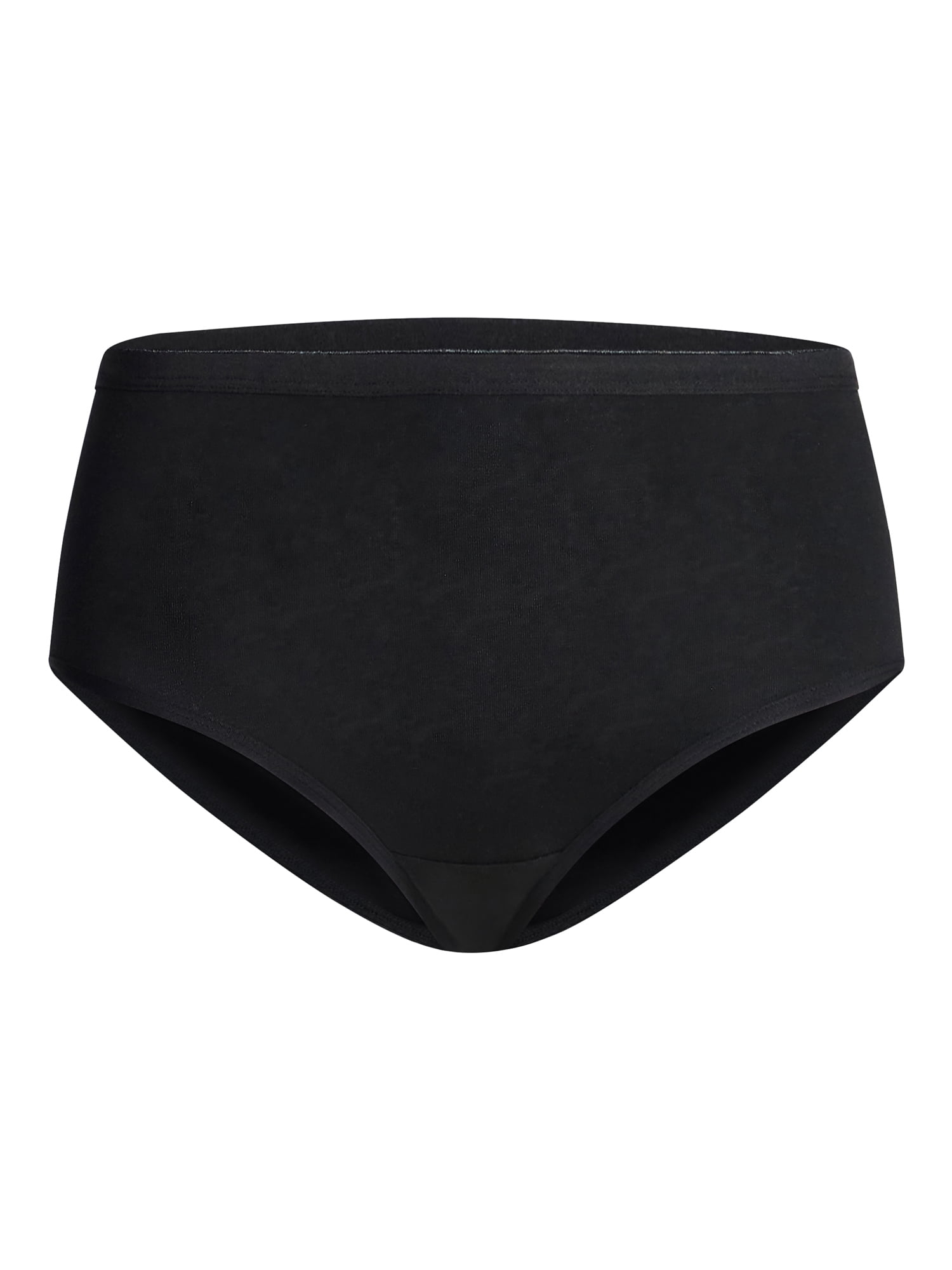 Joyspun Women's Cotton-Blend Brief Panties, 6-Pack, Sizes S-XXXL