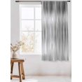 thumbnail image 3 of Sheer Curtains 72 Inches Long, Grey Semi Sheer Curtains Light Filtering Window Treatment, Modern Abstract Art Ombre Striped Privacy Voile Drapes for Living Room Bedroom 52x72 Inch, 3 of 7