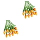 thumbnail image 3 of Injueey 10 piezas de flores artificiales decorativas Naranja, 3 of 6