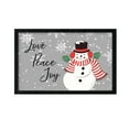thumbnail image 1 of Merry Christmas Framed Shadow Box - Snowman Love Peace Joy, 1 of 9