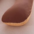 thumbnail image 1 of Funda de almohada para embarazadas Funda de algodón tipo U para mujeres embarazadas (beige café) Sywqhk Libre de BPA, 1 of 6