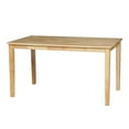 thumbnail image 6 of Kings Brand Furniture - Kurmer 7 Pcs Wood Kitchen Dining Table Set. Table & 6 Chairs, Natural Oak, 6 of 7