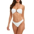 thumbnail image 1 of YDLCAFD Easter Summer New Model Push Up Bikini Half Skirt Three Piece Swimsuit Set With Padding For Women, 1 of 4