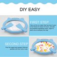 thumbnail image 3 of HUGFEGWE Roll Rce Cream Maker Ice Cream Tray for Family Parties Children's Birthday Gifts Small Ice Cream Machine With 3 Ice Scoops Cold Suitable for Making Rolled Ice Cream Frozen Yogurt(Blue), 3 of 8