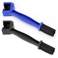 thumbnail image 1 of WWS-2 Pcs Chain Washer Cleaner Motorcycle Bike Brush Accessory Maintenance Cleaner Tool Brush Kit, Black and Blue, 1 of 4
