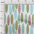 thumbnail image 2 of oneOone Silk Tabby Turquoise Blue Fabric Kids Floral Diy Clothing Quilting Fabric Print Fabric By Yard 42 Inch Wide, 2 of 4