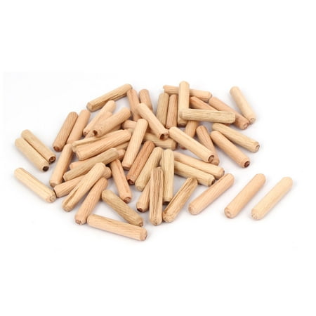 

Cabinet Drawer Round Fluted Wood Wooden Craft Dowel Pins Rods 8mm x 40mm 50 Pcs